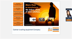 Desktop Screenshot of coalcrushermachine.com
